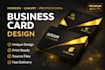 design unique and modern business card