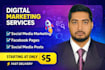 do digital marketing, facebook page setup and design