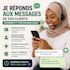 reply to your customer messages quickly and professionally