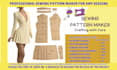 do digital sewing pattern making and garment grading for dress clothing techpack