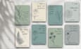 design custom affirmation cards, motivational, collectible card, tuck box design