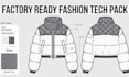create fashion tech pack, clothing tech pack, garment tech pack for production