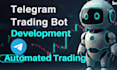 make telegram bot, telegram ai chatbot, telegram automation bot, forex promotion
