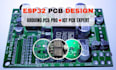 design pcb layout schematic gerber files esp32 arduino iot