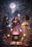 custom gothic feminine artwork, witchy decor