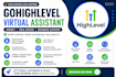 be your gohighlevel saas virtual assistant ghl va for real estate ghl snapshot