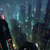 do a cyberpunk futuristic city