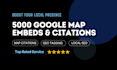 do top local SEO citation, google my business, maps listing