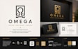 create company branding minimal luxury business card and logo design