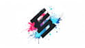 make a modern street art graffiti logo