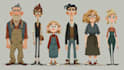 draw cartoon style illustration