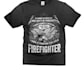 make emblem firefighter eagle logo