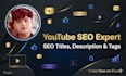 write SEO optimized youtube title description and tags