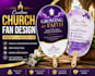 custom printed church fans for events, weddings and church