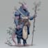 draw fantasy style game character art
