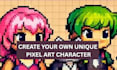 design a custom high quality pixel art characters and avatars