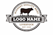 create an impressive cattle logo in high definition