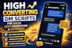 write high converting dm sales script and lead generation