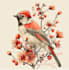 draw an animal and botanical illustration