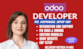 be your odoo developer for customizaion bug fixing and erp setup deploy odoo
