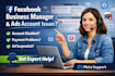 facebook business manager support ads account issues meta support fix