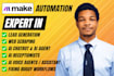 build make com automation setup make com expert open claw setup install openclaw