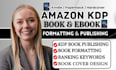 publish book on amazon kindle KDP, keywords research for amazon book publishing
