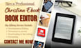 edit, proofread, and format your christian ebook and devotional journal