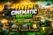 create a cinematic fivem trailer,mlos,script showcase and loadingscreen in 2days