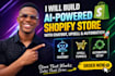 build ai powered shopify store with chatbot upsell and automation