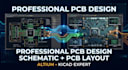 design professional schematic and pcb layout design in altium and kicad