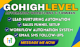 build ghl lead nurturing system, automation workflows ghl saas and funnels