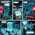 draw comic page illustration, superhero character and custom comic art