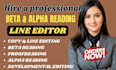 beta read, romance beta reader and alpha reader your manuscript
