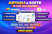 build airtable database and softr webapp no code saas solution for your business