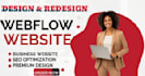 design webflow website, webflow landing page, figma to webflow as webflow expert