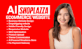 build ai powered shoplazza ecommerce website theme design dropshipping store