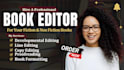 do developmental editing, proofread edit format fiction and non fiction book