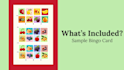 printable fruit bingo game for kids instant download preschool learning activity