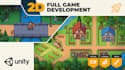 develop stylized unity 2d pixel art game, interactive 2d topdown game for PC