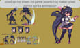 create pixel art character sprite sheet 8bit 16bit direction sprite animation
