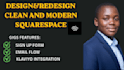 design and build a custom squarespace website