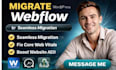 migrate wordpress to webflow fix webflow core web vitals webflow website aeo