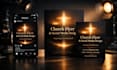 design modern church flyer and social media posts