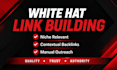 build high authority backlinks and guest posts