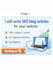 write SEO blog articles and blog posts