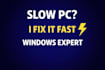 fix your slow windows PC and errors remotely fast