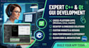 develop a custom desktop application using c and qt framework
