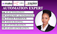 setup, fix make com automation, zapier webhook, n8n api with vapi ai voice agent