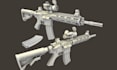 create printable 3d gun models, sniper rifles, pistols, and fps game weapon